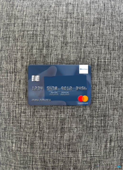 Download Dominican Republic Banco Vimecan mastercard photolook front Photoshop template